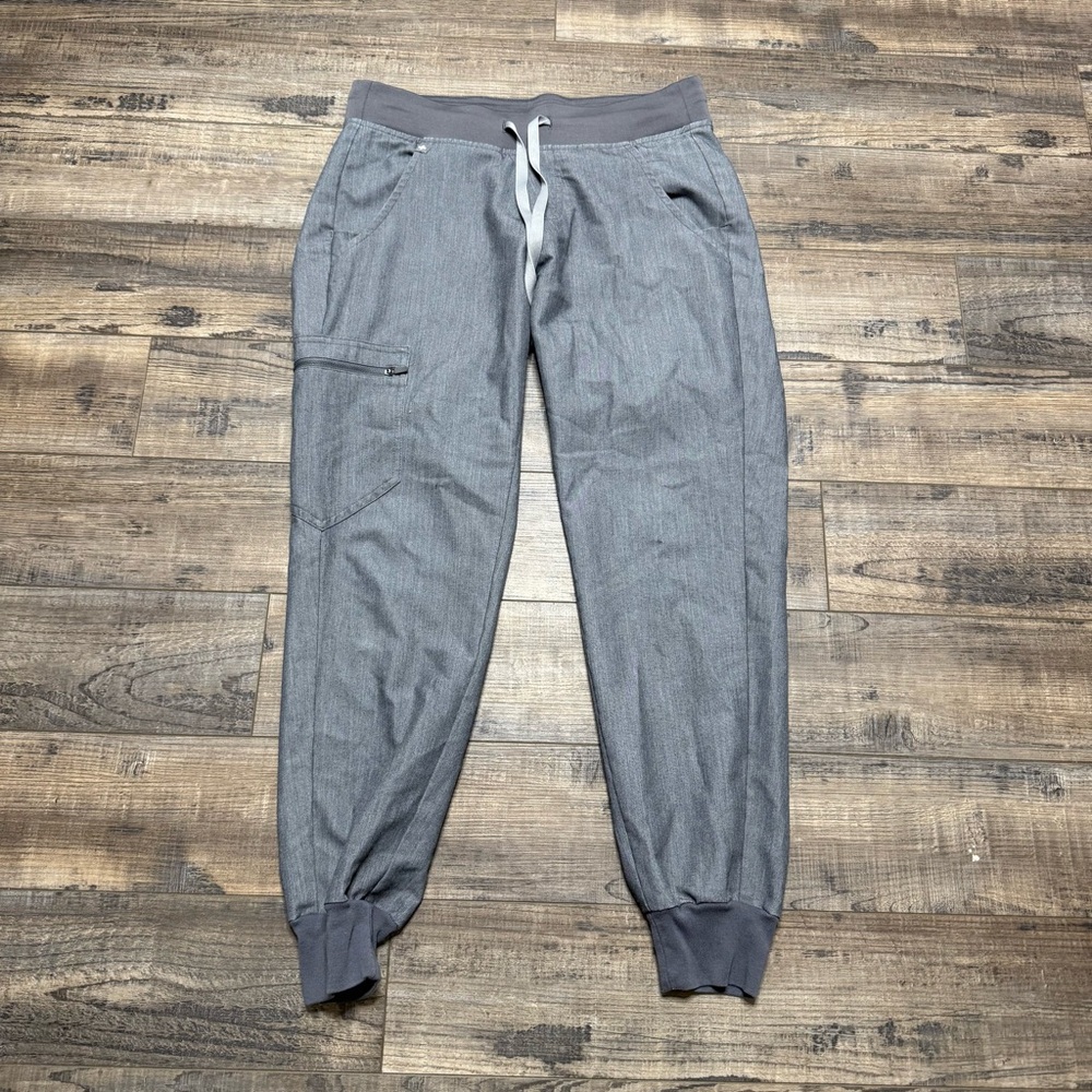 FIGS Zamora Jogger Scrub Pants Gray